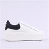 ASH Moby Rubber Platform Spikey Trainer - White Black